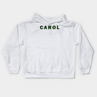 Carol (Green Plaid) Kids Hoodie